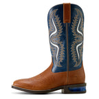 Ariat Mens Captivate Western Boots (10064043) Red Oak/Deep Blue