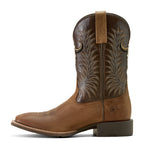 Ariat Mens Sport Steer Skull Western Boots (10064053) Sandstorm/Bitter Chocolate