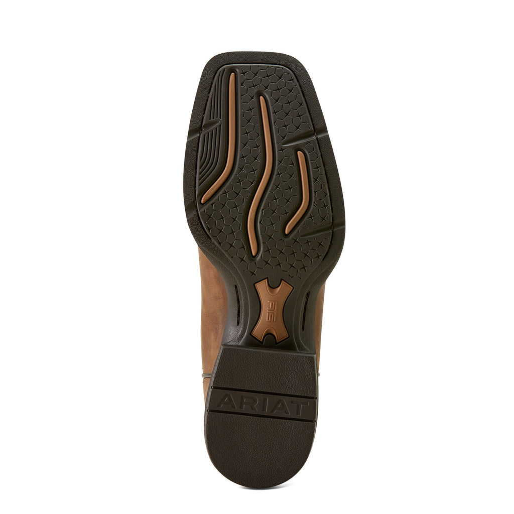 Ariat Mens Sport Steer Skull Western Boots (10064053) Sandstorm/Bitter Chocolate