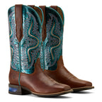Ariat Womens Captivate West Vintage Western Boots (10063893) Vintage Caramel/Striking Aruba