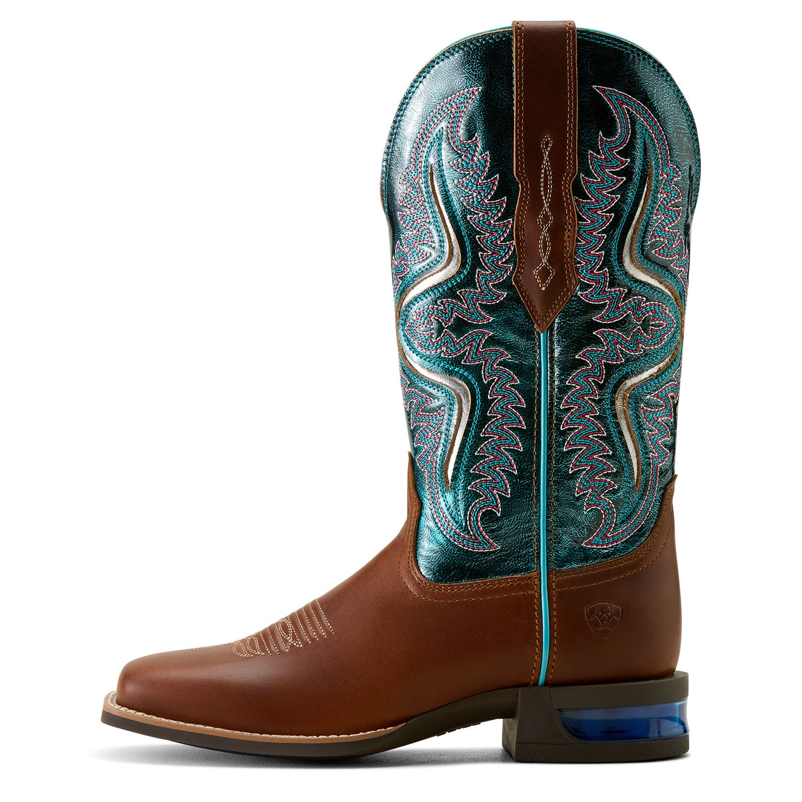 Ariat Womens Captivate West Vintage Western Boots (10063893) Vintage Caramel/Striking Aruba