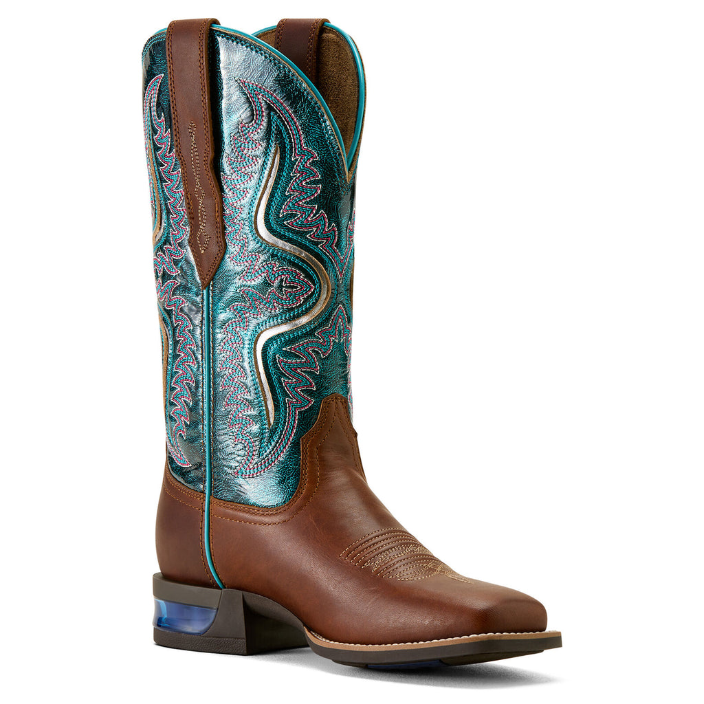 Ariat Womens Captivate West Vintage Western Boots (10063893) Vintage Caramel/Striking Aruba