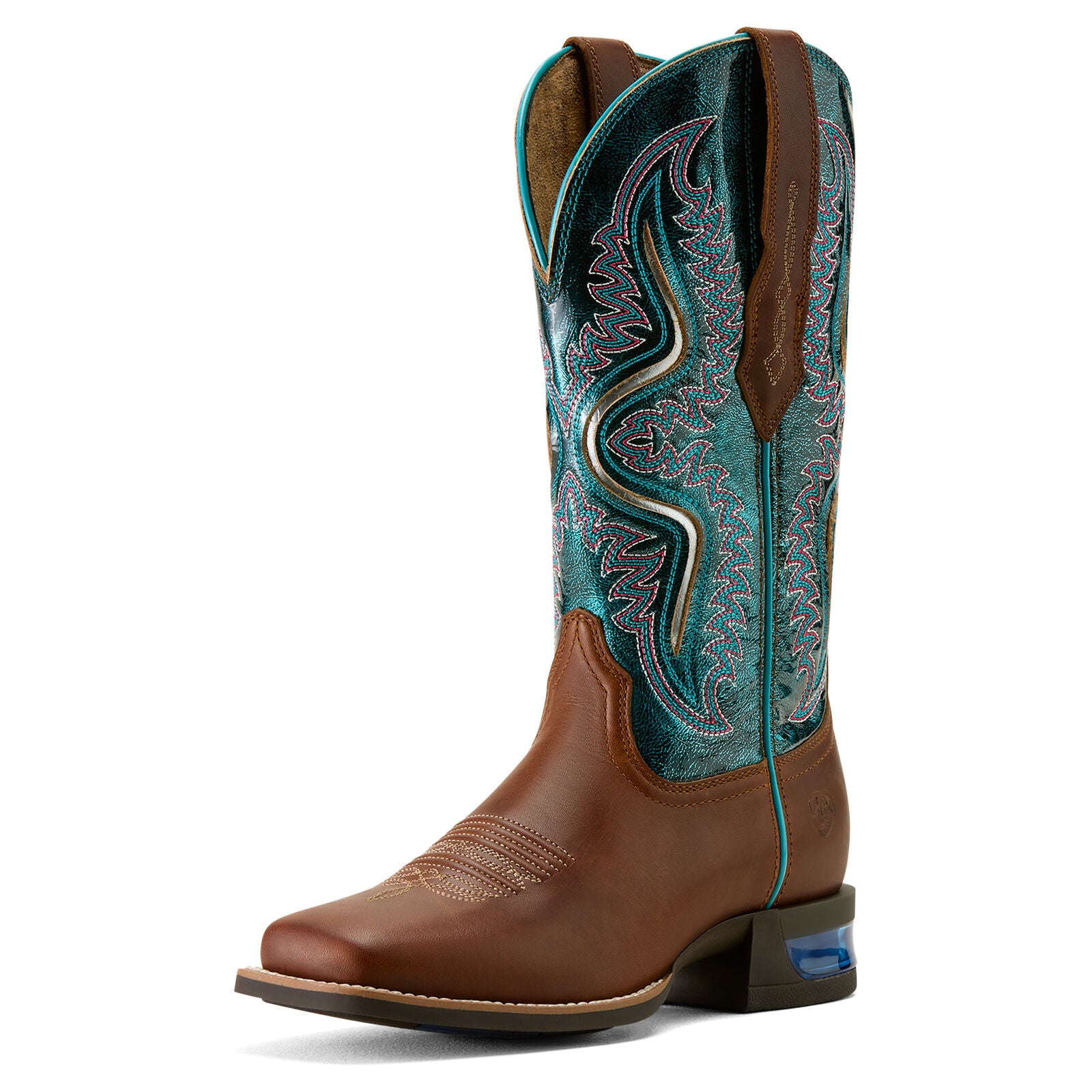 Ariat Womens Captivate West Vintage Western Boots (10063893) Vintage Caramel/Striking Aruba