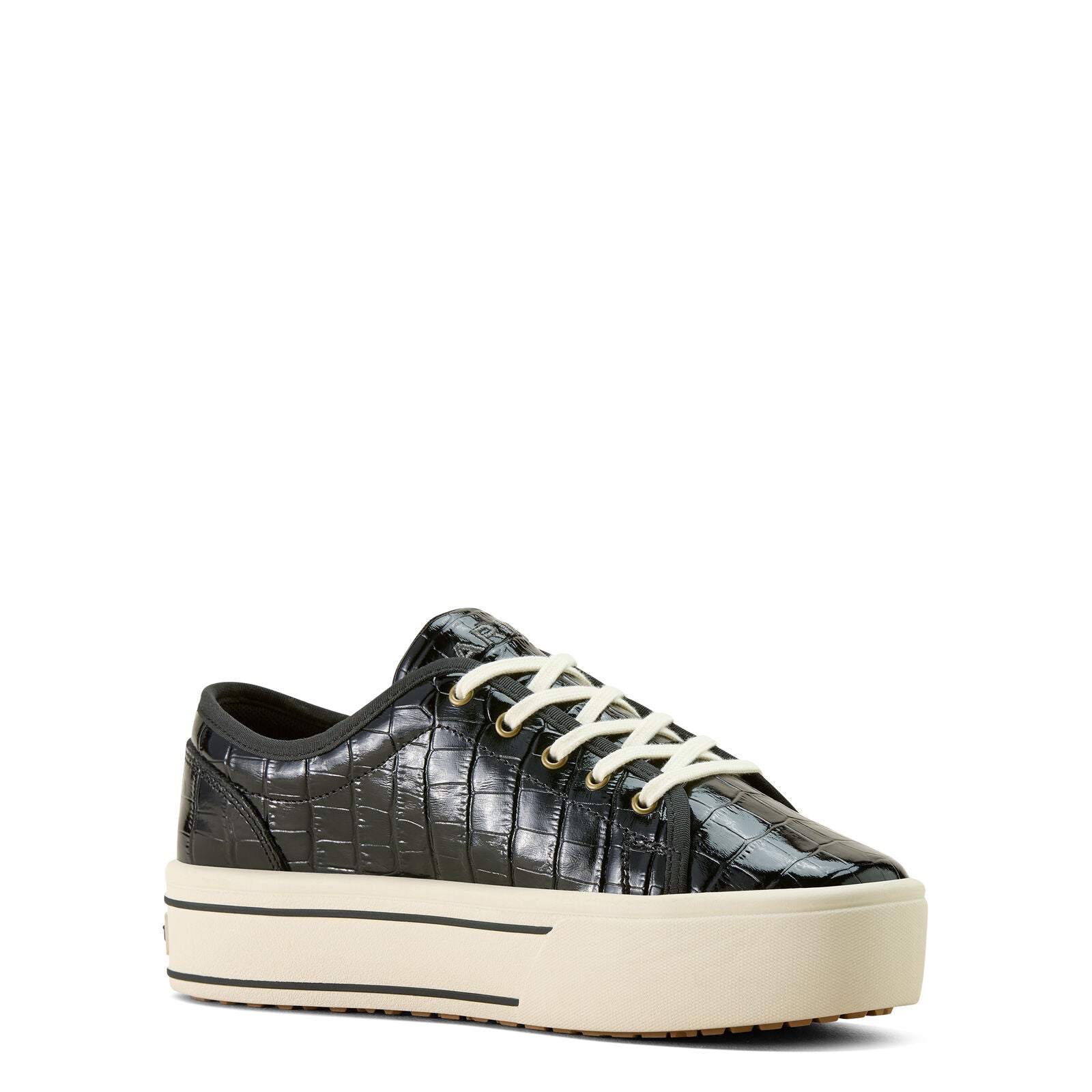 Ariat Womens Skylar Shoes (10063889) Luxe Caviar Croc Print