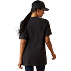 Ariat Womens Boot Stitch Logo S/S Tee (10062432) Vintage Black