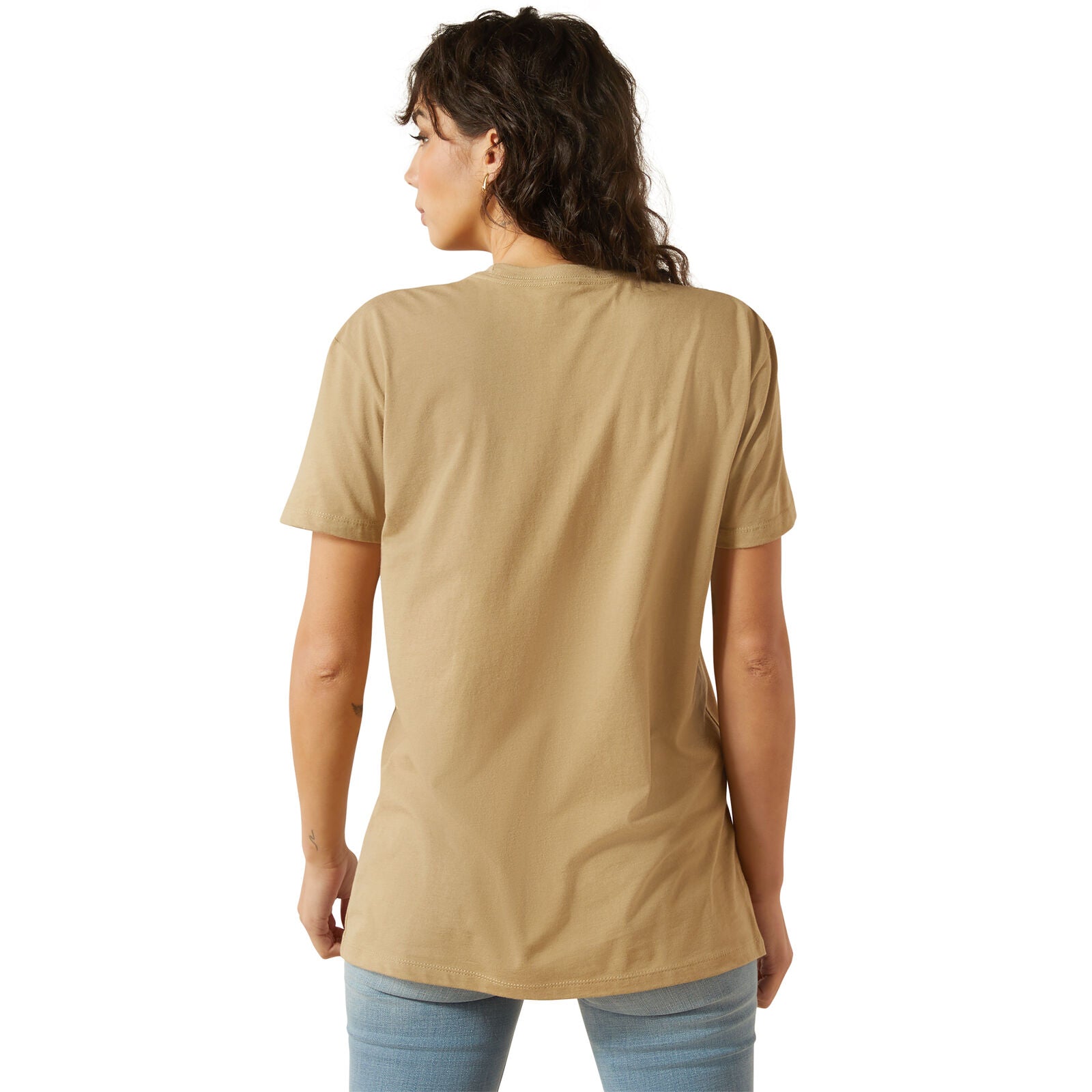 Ariat Womens Kickin Up Dust S/S Tee (10062348) Sand