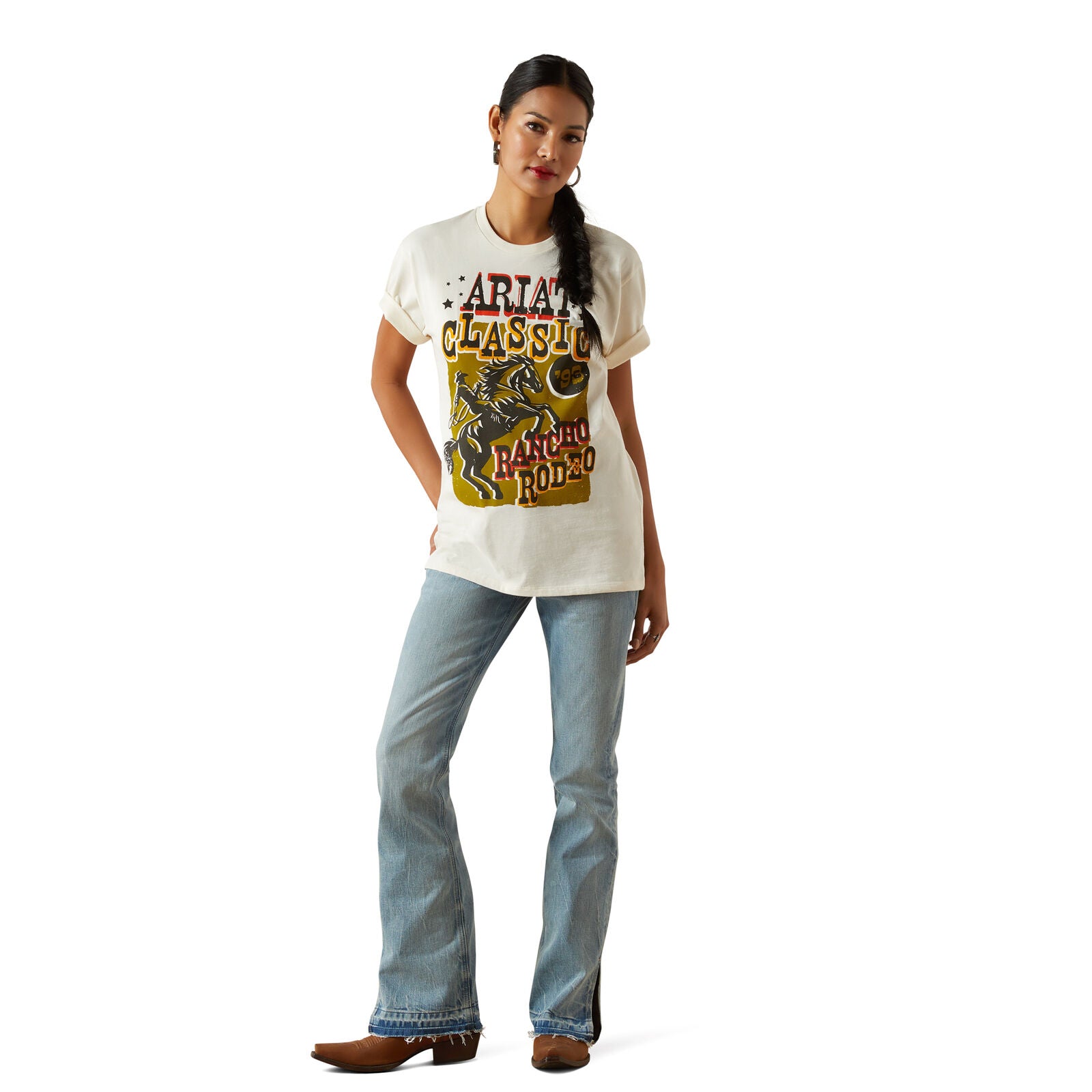 Ariat Womens Classic Rodeo S/S Tee (10062433) Natural