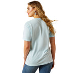 Ariat Womens Another Day S/S Tee (10062347) Vintage Lagoon