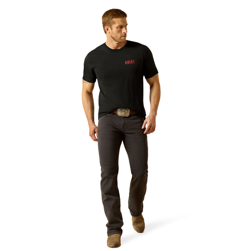 Ariat Mens Nab Mountain S/S Tee (10062411) Black