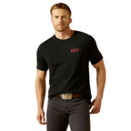 Ariat Mens Nab Mountain S/S Tee (10062411) Black