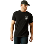 Ariat Mens Faded Bull S/S Tee (10062429) Black