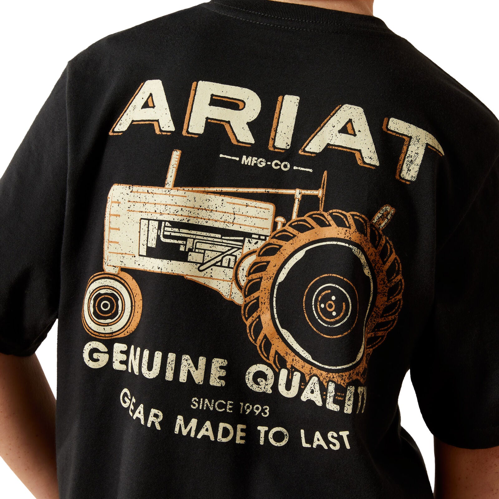 Ariat Boys Gramps Tractor S/S Tee (10062408) Black