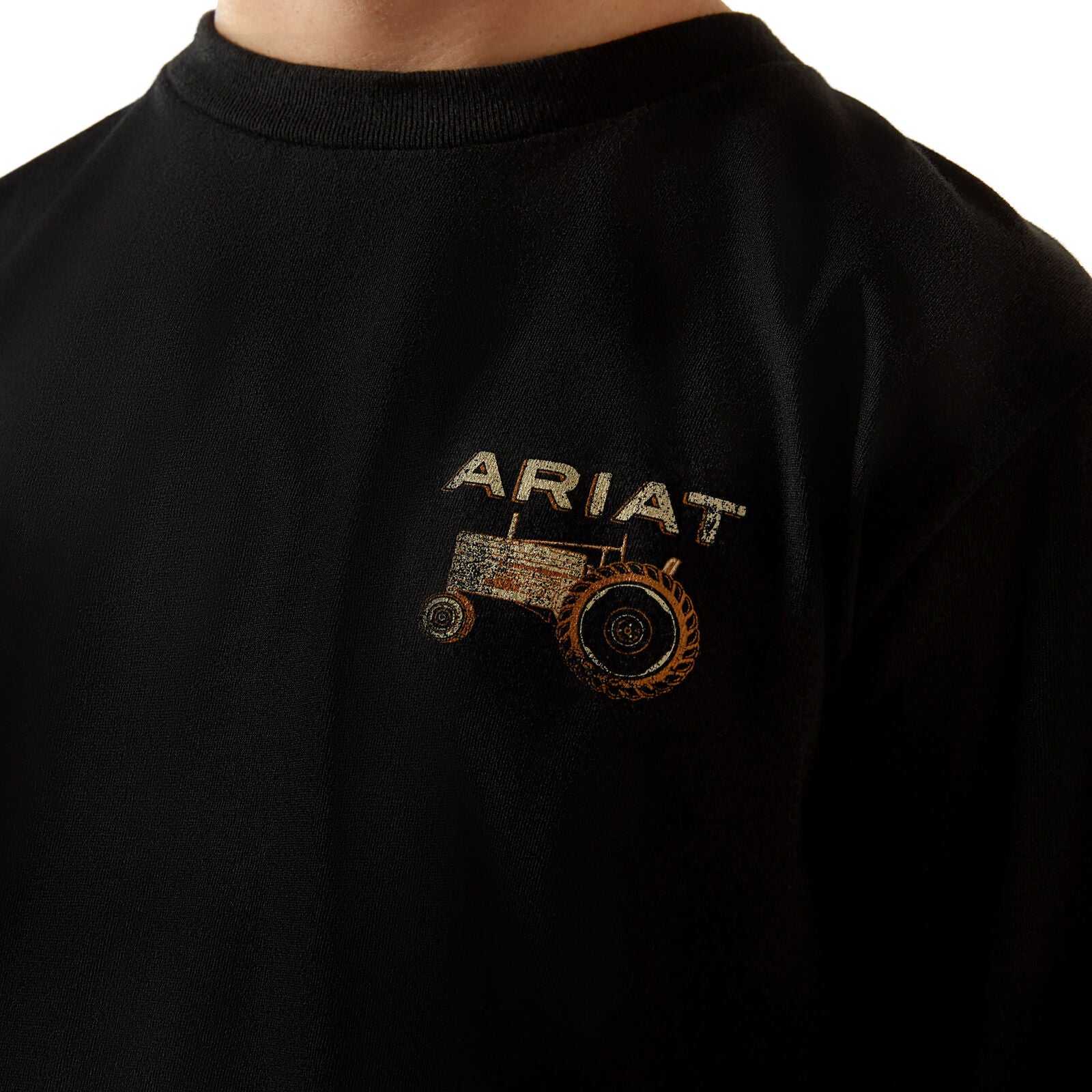 Ariat Boys Gramps Tractor S/S Tee (10062408) Black