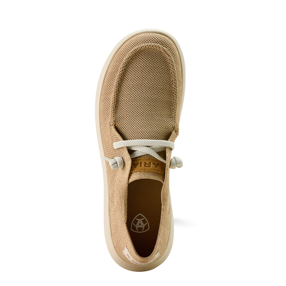 Ariat Womens Hilo Shoes (10063816) Heathered Tan Knit