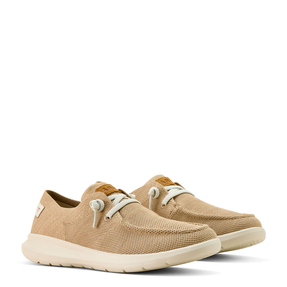Ariat Womens Hilo Shoes (10063816) Heathered Tan Knit