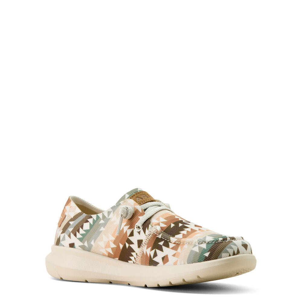 Ariat Womens Hilo Shoes (10063829) Natural Southwest Print