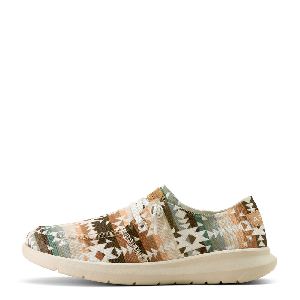 Ariat Womens Hilo Shoes (10063829) Natural Southwest Print