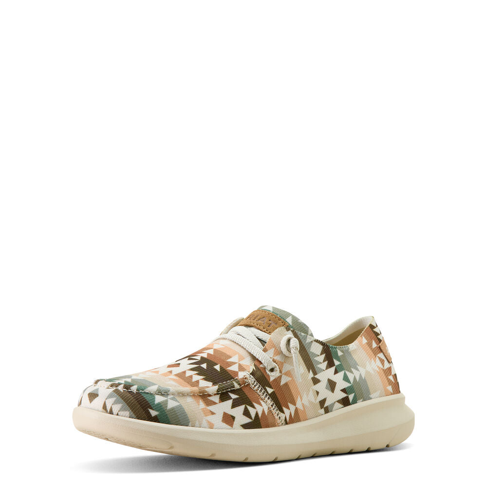 Ariat Womens Hilo Shoes (10063829) Natural Southwest Print
