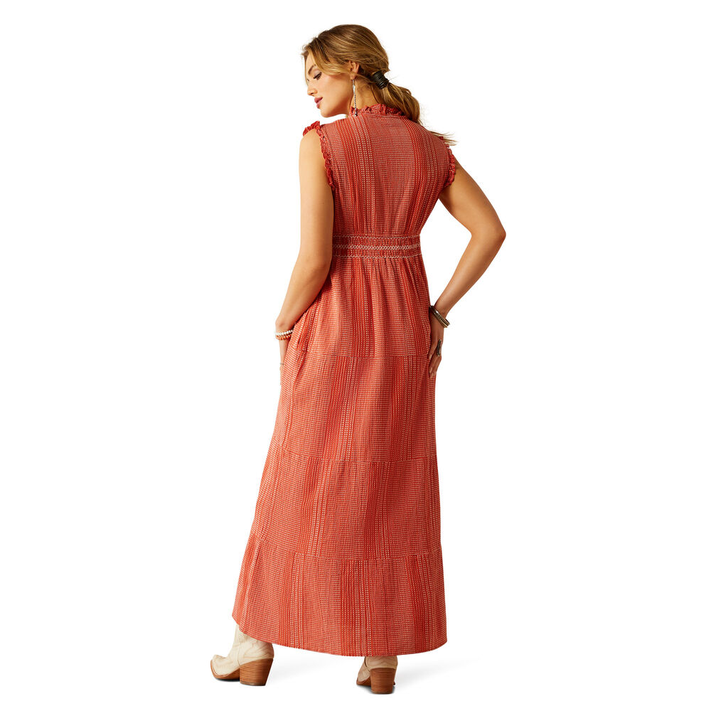 Ariat Womens Sunset State of Mind Dress (10058849) Chili