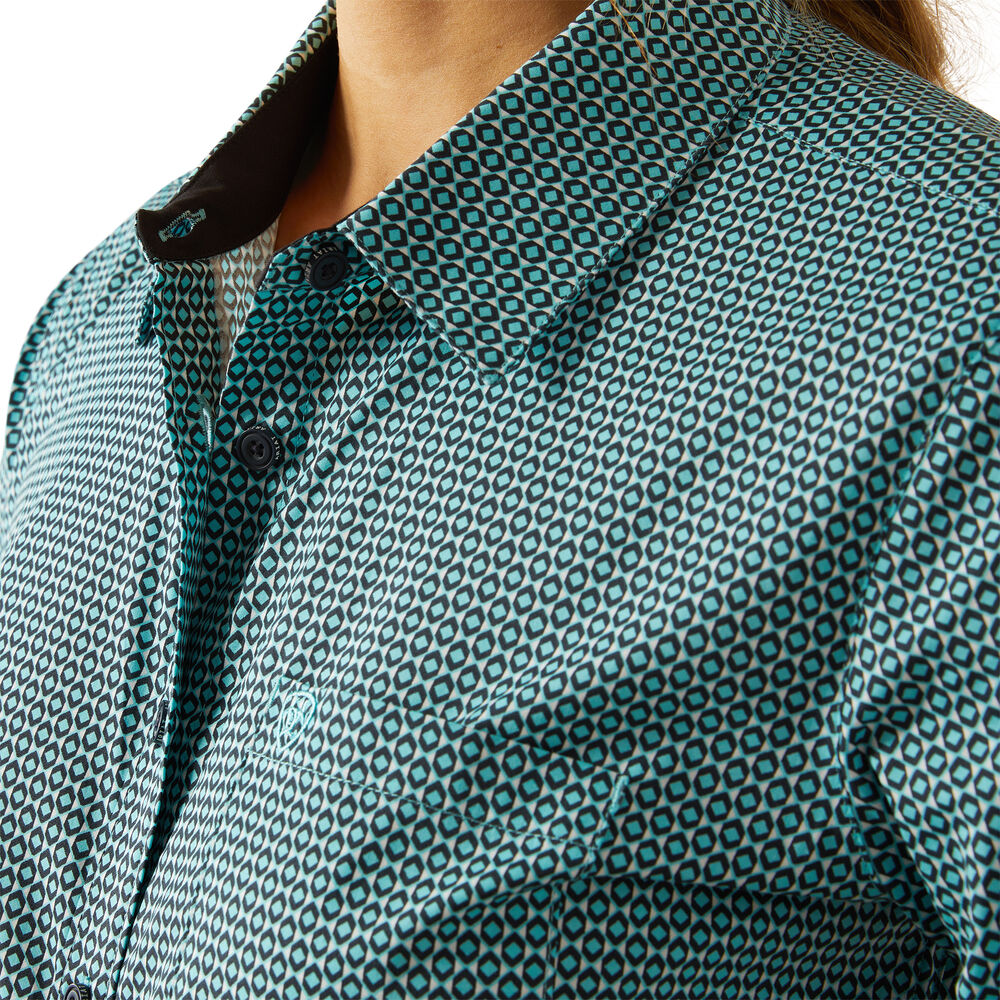 Ariat Womens Wrinkle Resistant Kirby L/S Shirt (10060371) Odina Geo