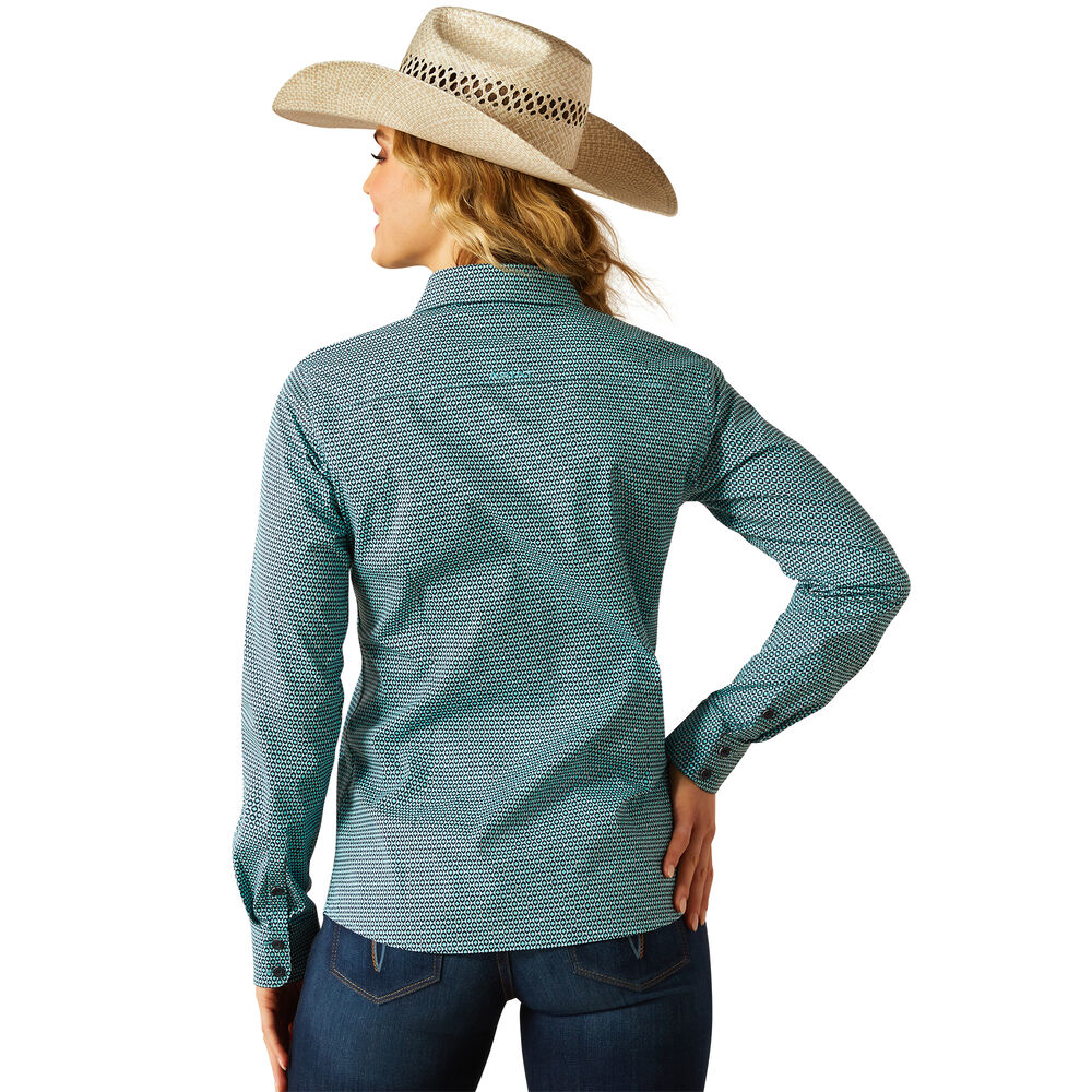 Ariat Womens Wrinkle Resistant Kirby L/S Shirt (10060371) Odina Geo