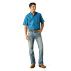 Ariat Mens Scott S/S Shirt (10059017) Dark Teal