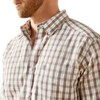 Ariat Mens Wrinkle Free Elton S/S Shirt (10058746) White
