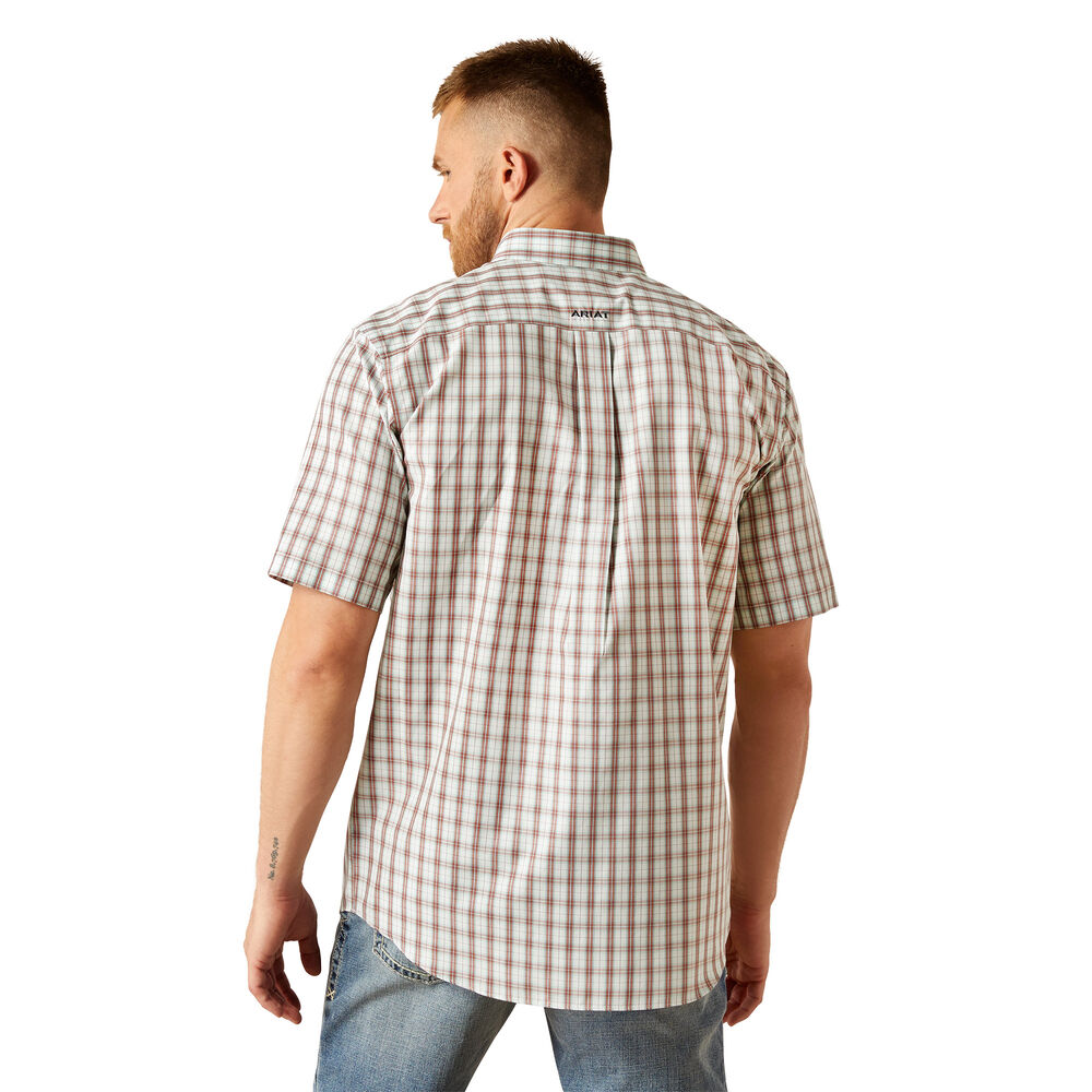 Ariat Mens Wrinkle Free Elton S/S Shirt (10058746) White