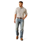 Ariat Mens Wrinkle Free Elton S/S Shirt (10058746) White