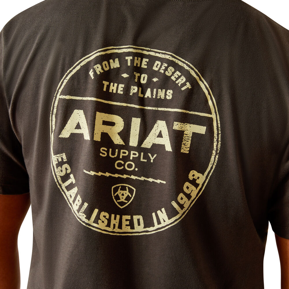 Ariat Mens Explore Circle S/S Tee (10058899) Vintage Black