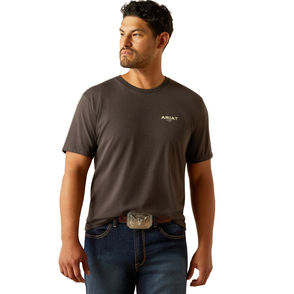 Ariat Mens Explore Circle S/S Tee (10058899) Vintage Black