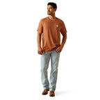 Ariat Mens Loft Simple Seal S/S Tee (10058887) Chutney