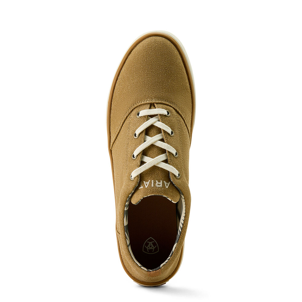 Ariat Mens Slater Shoes (10070318) Washed Tan Canvas