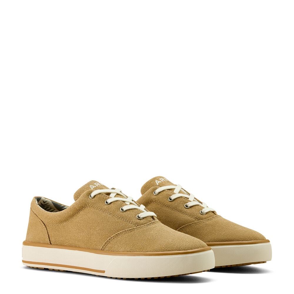 Ariat Mens Slater Shoes (10070318) Washed Tan Canvas