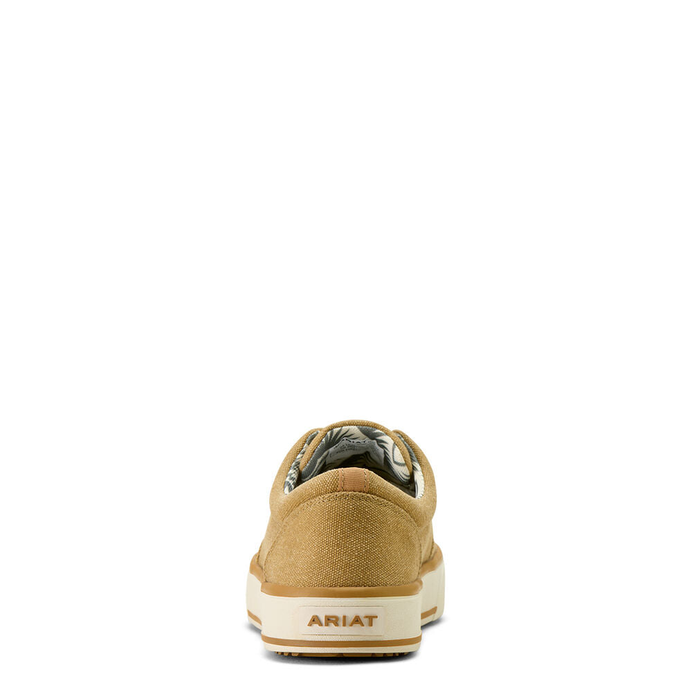 Ariat Mens Slater Shoes (10070318) Washed Tan Canvas