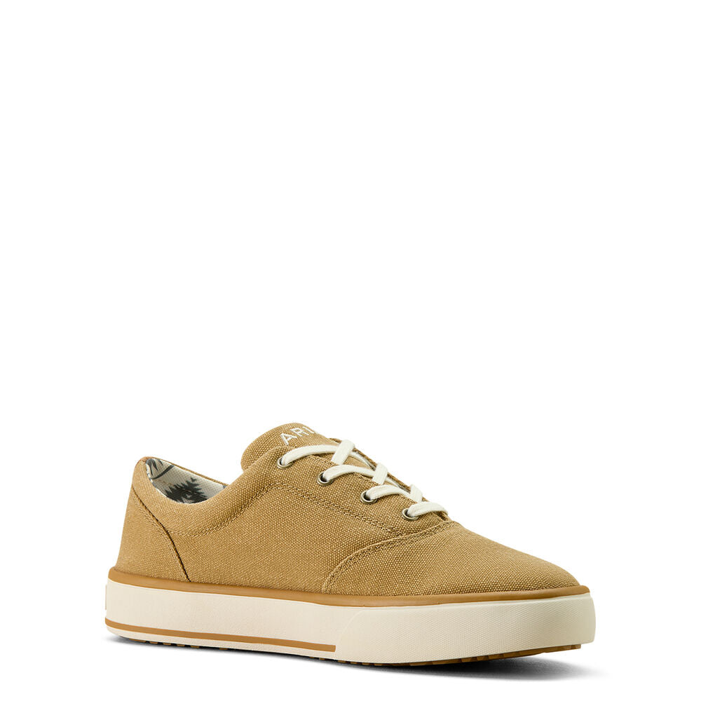 Ariat Mens Slater Shoes (10070318) Washed Tan Canvas