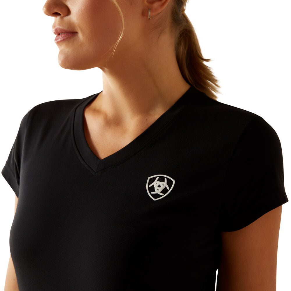 Ariat Womens BV Logo S/S Tee (10062826) Black