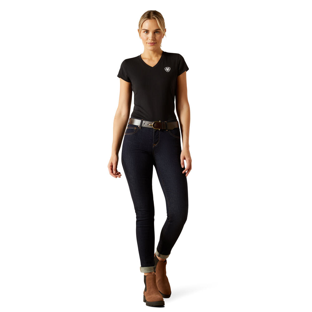 Ariat Womens BV Logo S/S Tee (10062826) Black