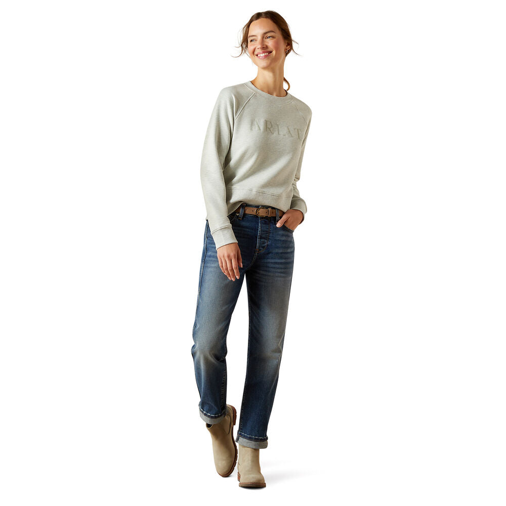 Ariat Womens Martine Sweatshirt (10062862) Heather Grey
