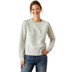 Ariat Womens Martine Sweatshirt (10062862) Heather Grey