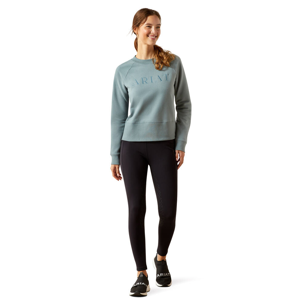 Ariat Womens Martine Sweatshirt (10062863) Steel Sage
