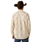 Ariat Mens Saint L/S Shirt (10062242) Cream