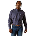 Ariat Mens Stone L/S Shirt (10062241) Dark Blue