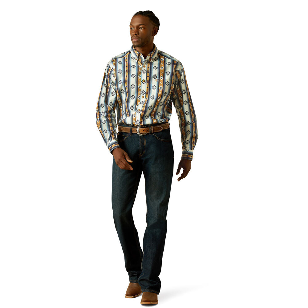 Ariat Mens Shilo L/S Shirt (10062236) Blue