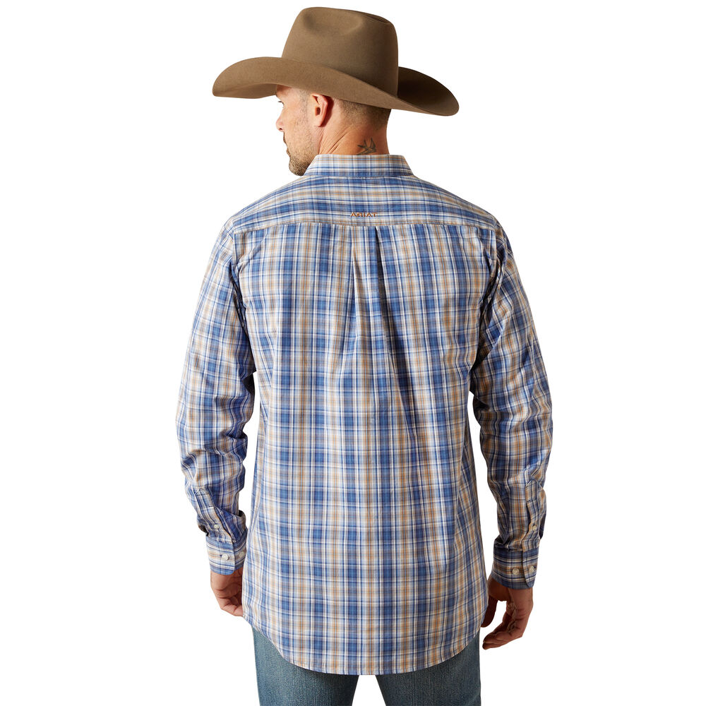Ariat Mens Pro Series Sylvan Fitted L/S Shirt (10062215) Royal Blue
