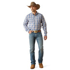 Ariat Mens Pro Series Sylvan Fitted L/S Shirt (10062215) Royal Blue