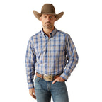 Ariat Mens Pro Series Sylvan Fitted L/S Shirt (10062215) Royal Blue