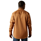 Ariat Mens Solid Twill Snap L/S Shirt (10062473) Tan