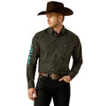 Ariat Mens Team Phibert L/S Shirt (10062253) Black/Teal