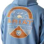 Ariat Mens Sun Valley Circle Hoodie (10062498) Coronet Blue